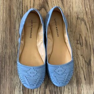 Baby blue Lucky Brand flats!